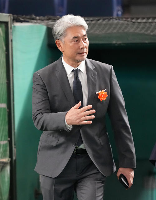 参列した吉井氏（撮影・足立雅史）