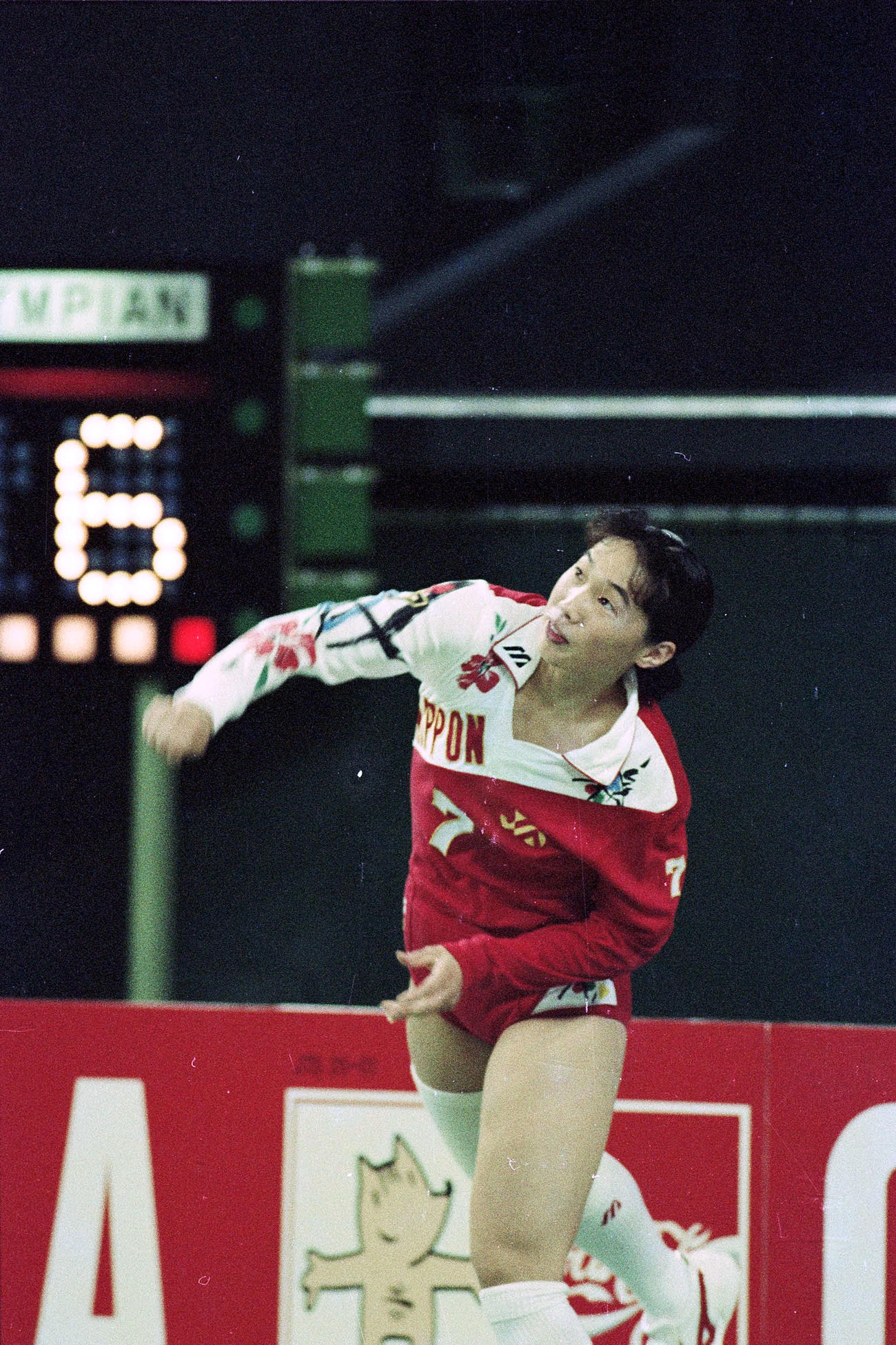 バレーボール女子の代表選手として92年バルセロナ五輪に出場した立石の母郁代さん