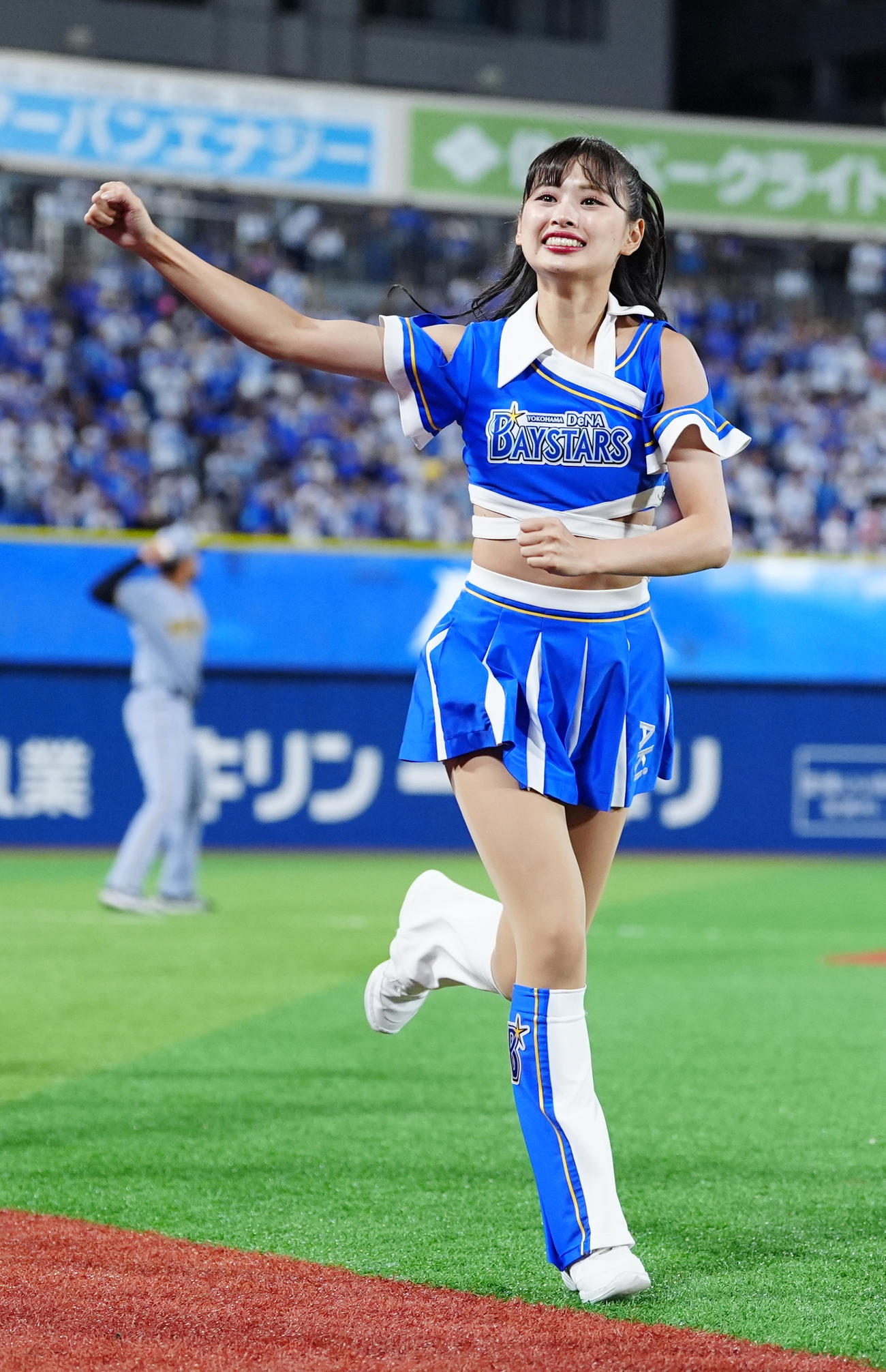 DeNAオフィシャルパフォーマンスチーム「diana（ディアーナ）」のAki（2025年9月23日撮影）