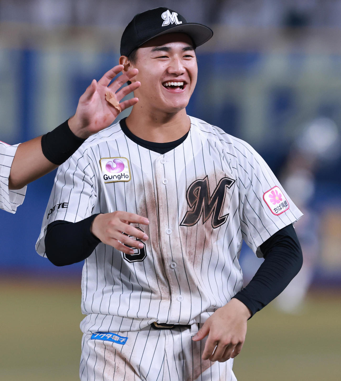 ロッテ西川史礁（2025年9月撮影）
