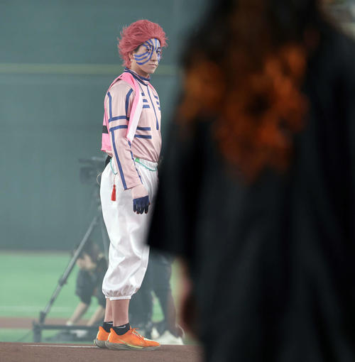 ジャイアンツフェスタ2025　仮装して登場した巨人大勢（撮影・浅見桂子）