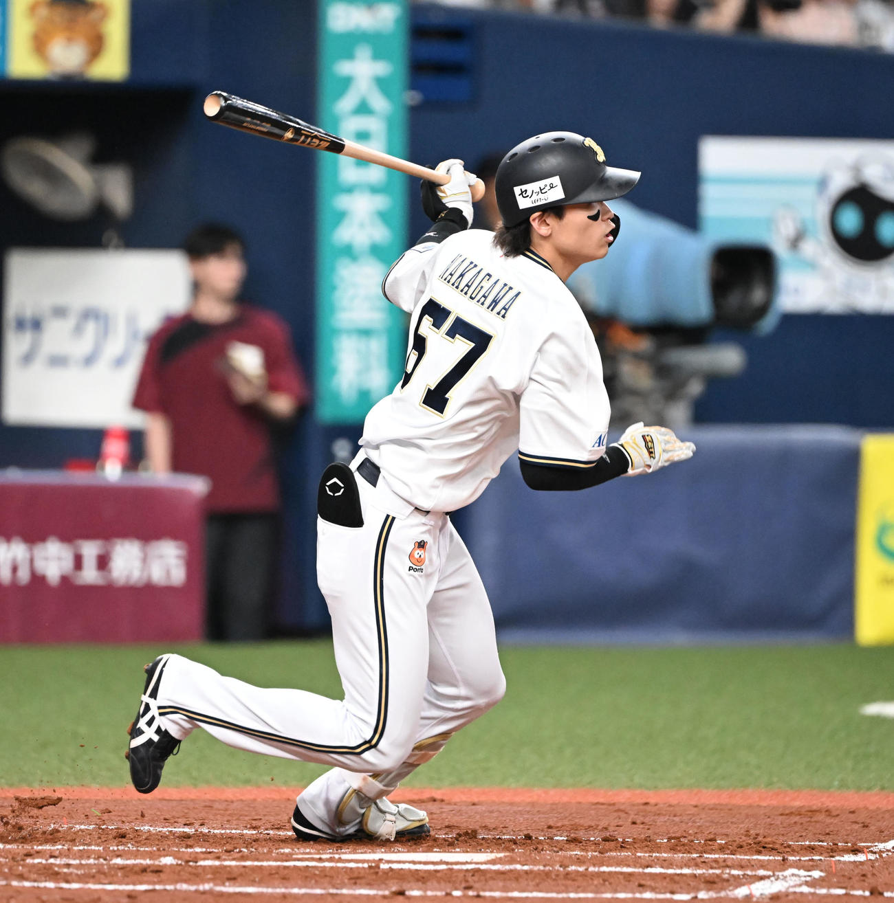 オリックス中川圭太（2025年9月撮影）