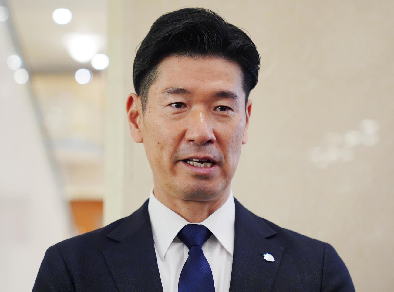 西武の広池浩司球団本部長（2025年10月22日撮影）