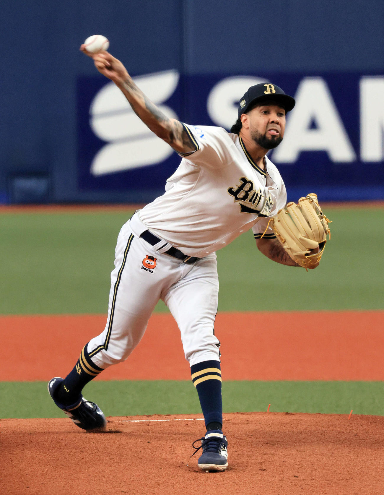 オリックスのエスピノーザ（2025年10月撮影）