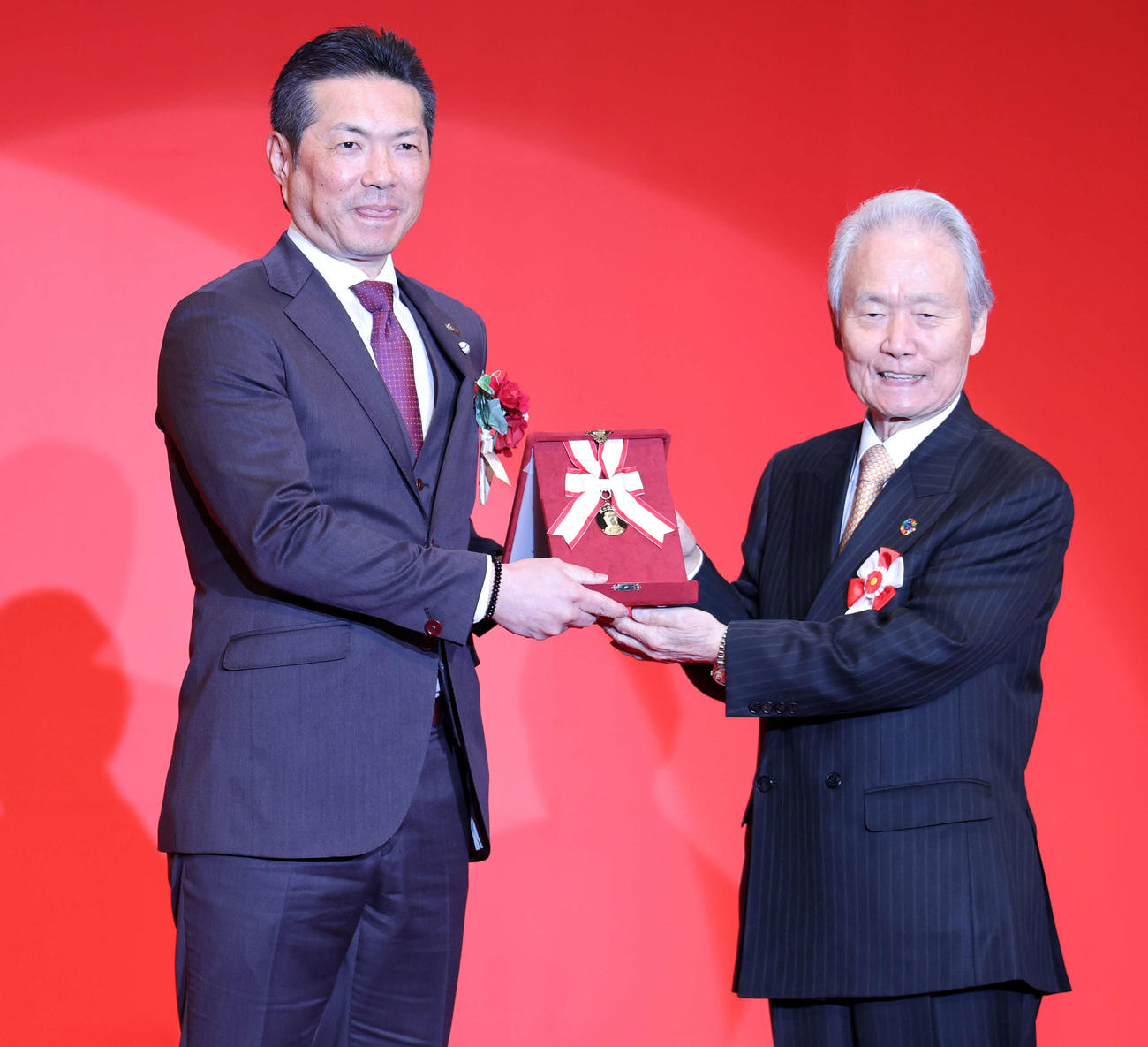 NPB AWARDS 2025　正力松太郎賞を受賞したソフトバンク小久保監督（撮影・浅見桂子）