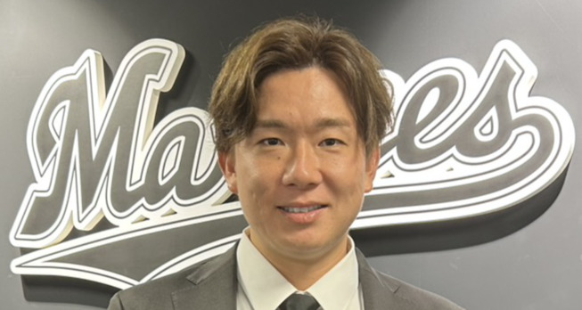 契約更改交渉を行った中村（撮影・星夏穂）