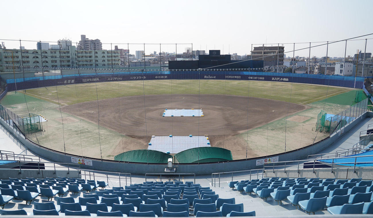 ナゴヤ球場（20年4月撮影）