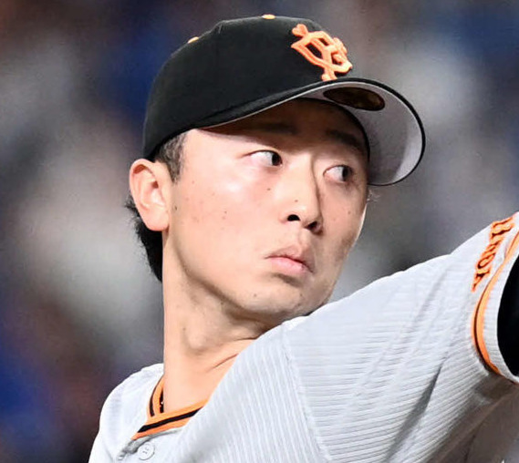 巨人直江大輔（2023年5月撮影）