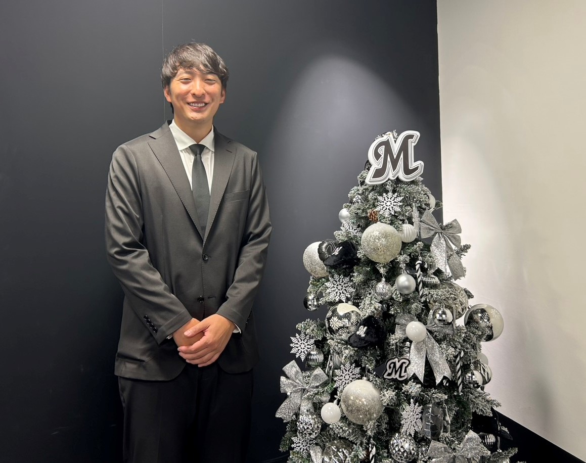 契約更改交渉を行った河村（撮影・星夏穂）