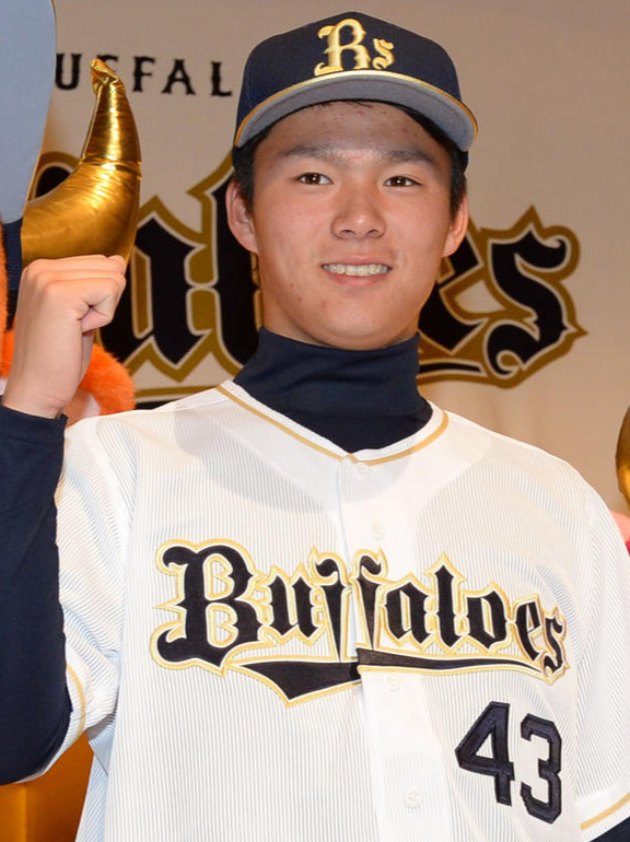 オリックス新入団選手発表　4位の山本由伸（2016年12月撮影）