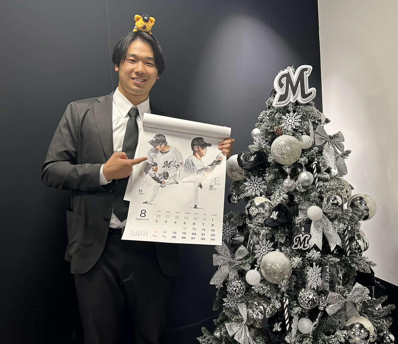 契約更改交渉を行った木村（撮影・星夏穂）