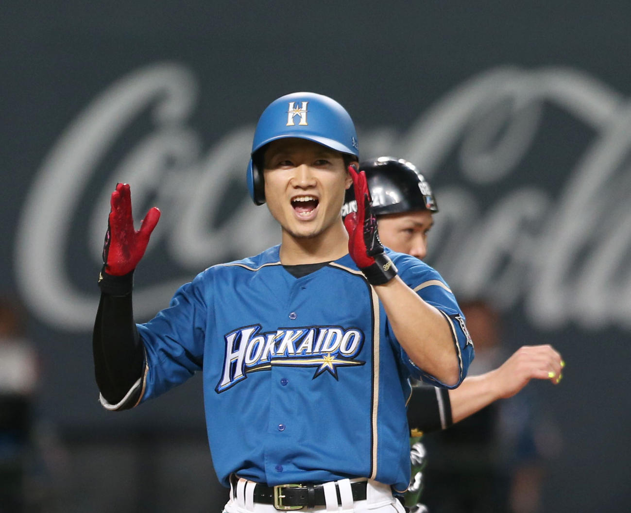 日本ハム時代の西川遥輝（18年4月撮影）