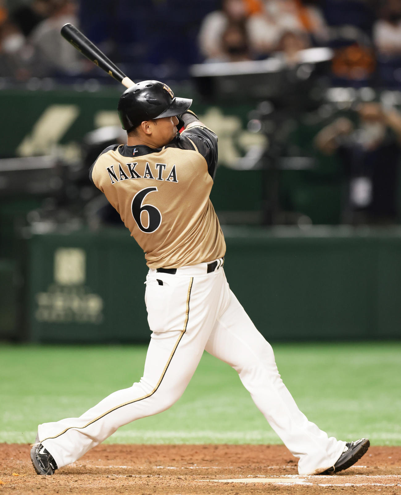 日本ハム時代の中田翔氏（2021年6月撮影）
