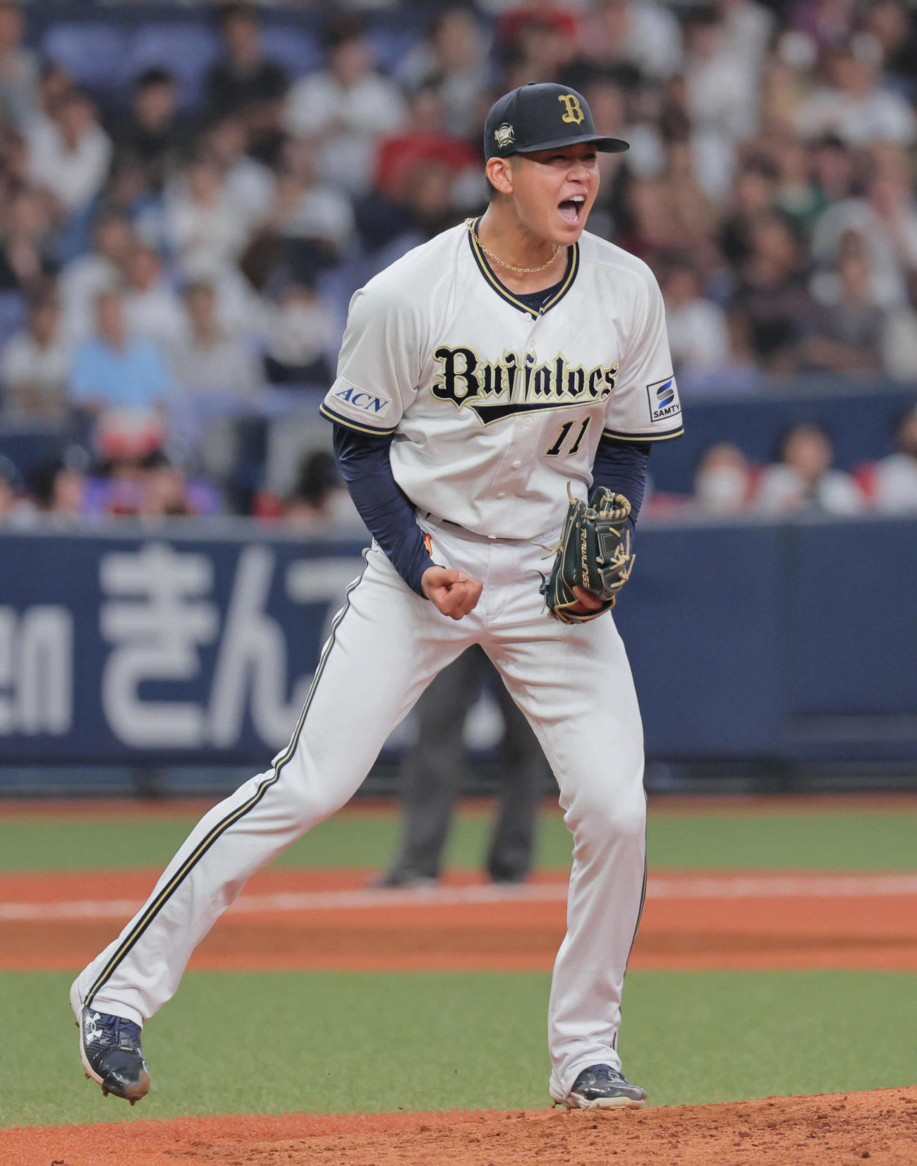 オリックス山下舜平大(2025年9月撮影）