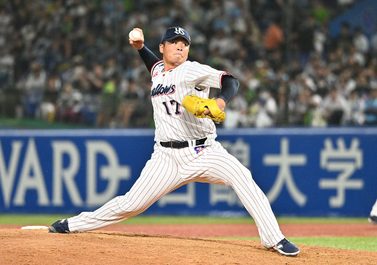 ヤクルト清水昇（2025年9月撮影）