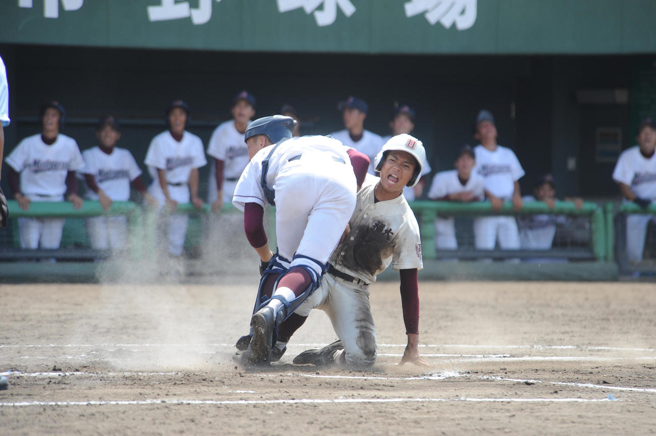 福岡大大濠高3年時の仲田慶介（2017年撮影）
