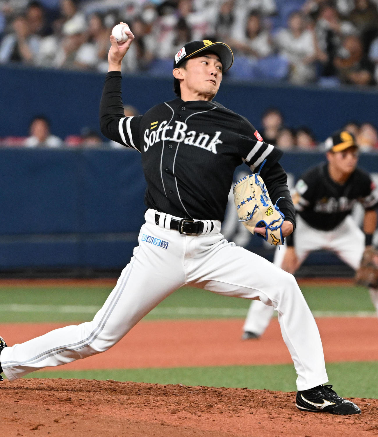 ソフトバンク大津亮介（2023年9月27日撮影）