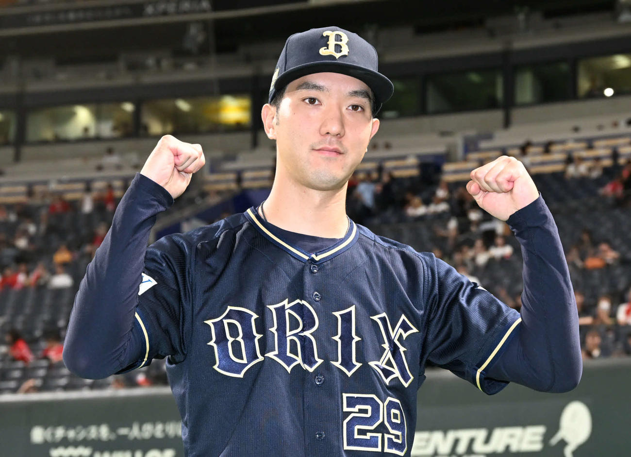 オリックス田嶋大樹（2025年9月撮影）