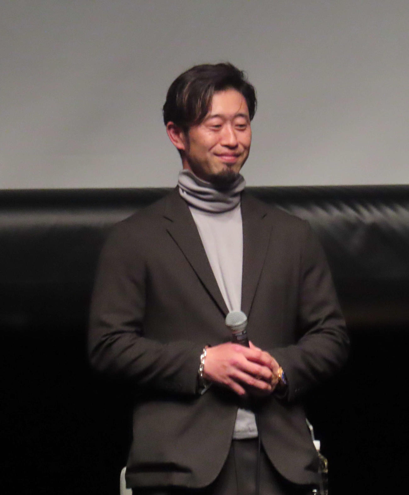 パテレアワード2025に出席した西武外崎（撮影・北村健龍）