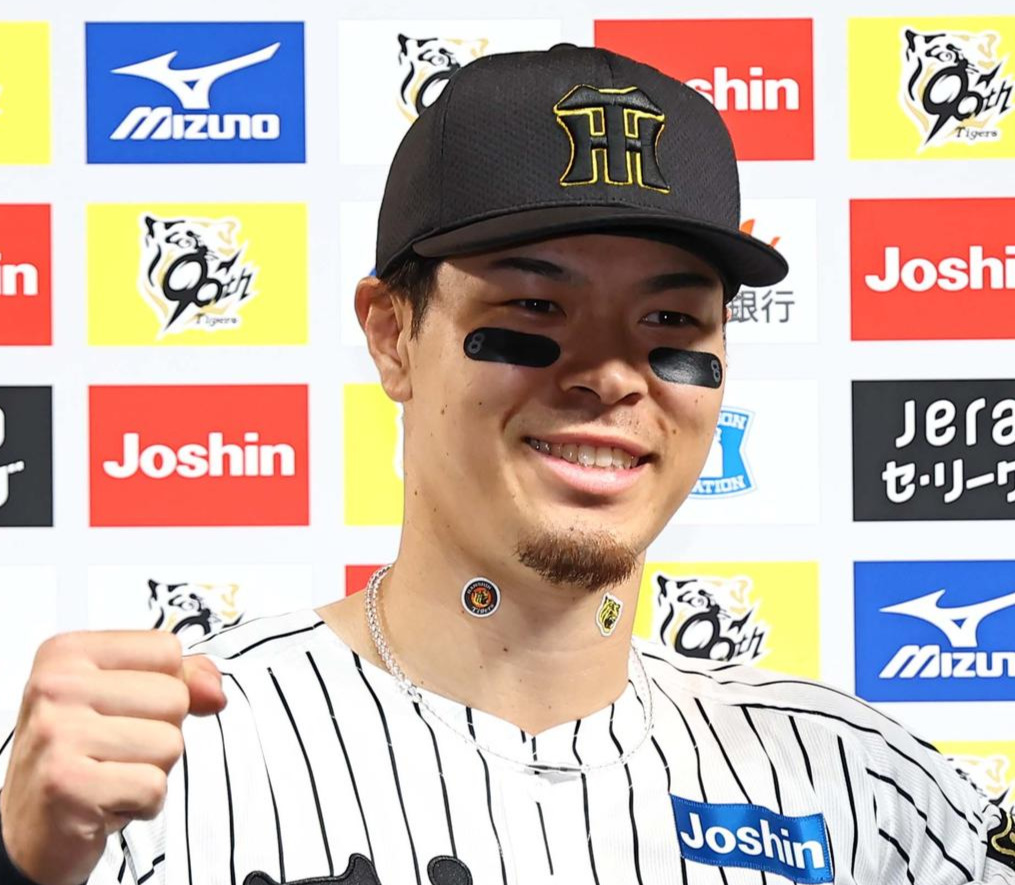 阪神佐藤輝明（2025年撮影）