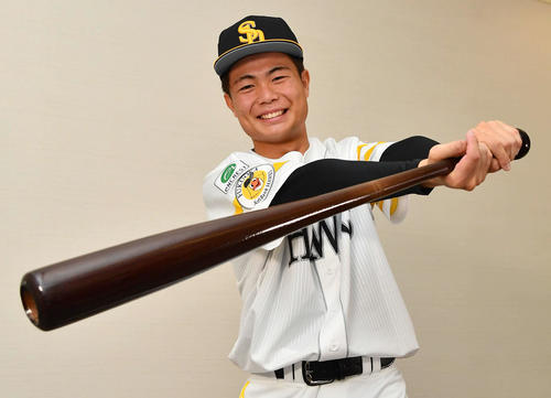ソフトバンク】新入団発表 ドラフト1位佐々木麟太郎除く12選手参加