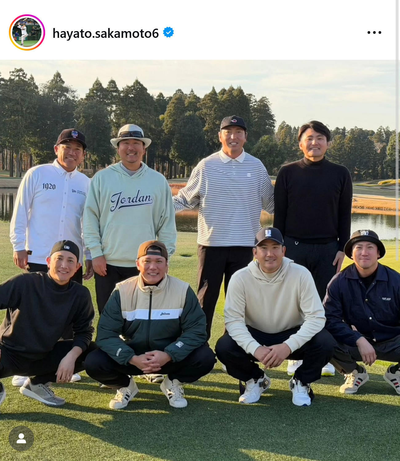 坂本勇人のインスタグラムから