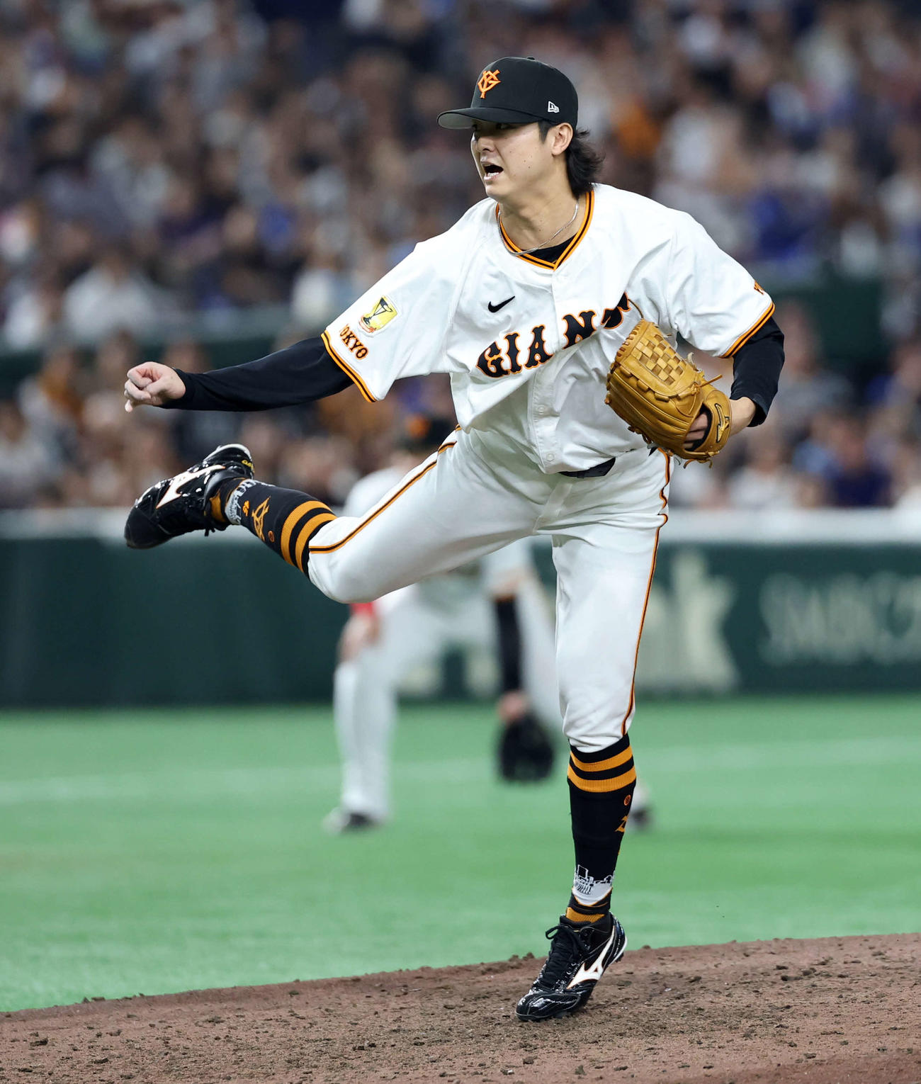巨人田中瑛斗（2025年9月撮影）