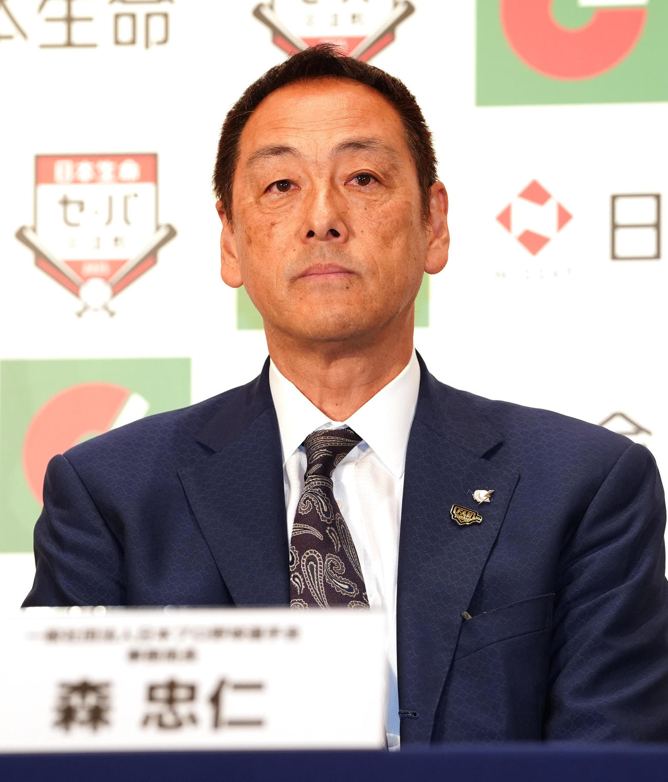 日本プロ野球選手会の森事務局長（2025年6月2日撮影）