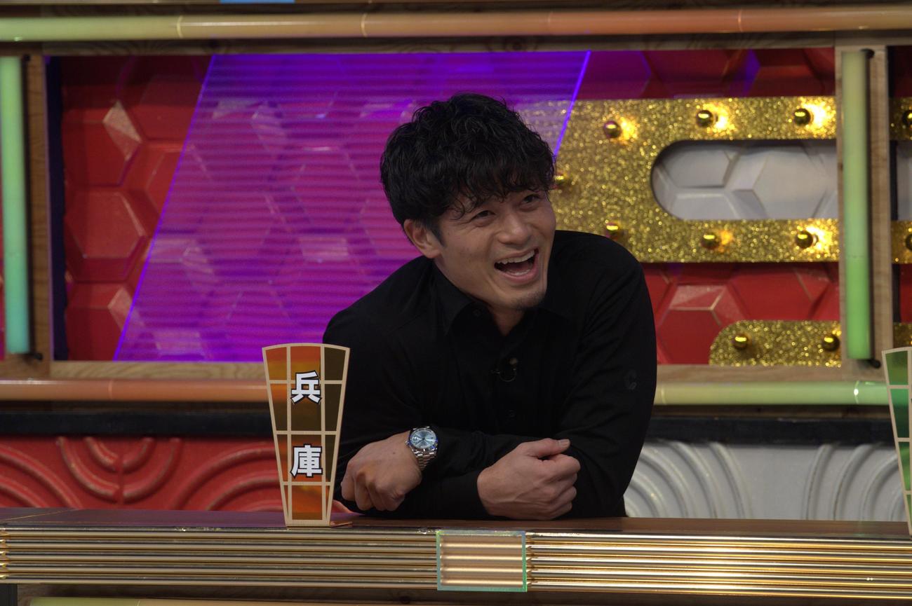 秘密のケンミンSHOWの収録に参加した阪神坂本（C）ytv