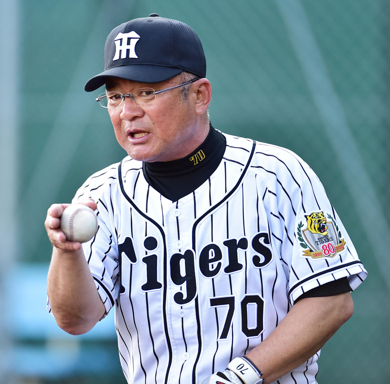 特守で陽川らを指導する高代ヘッドコーチ（2015年11月4日撮影）