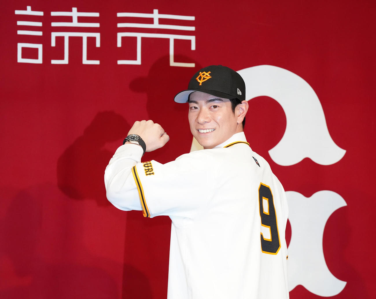 巨人にFA移籍した松本剛（2025年撮影）