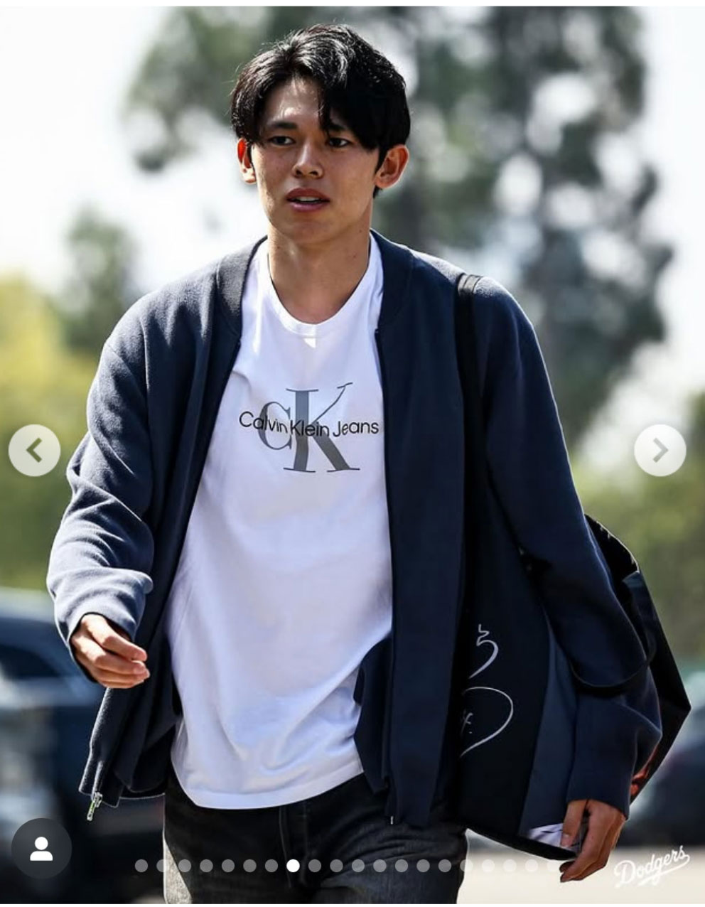 ドジャースの公式インスタグラムから