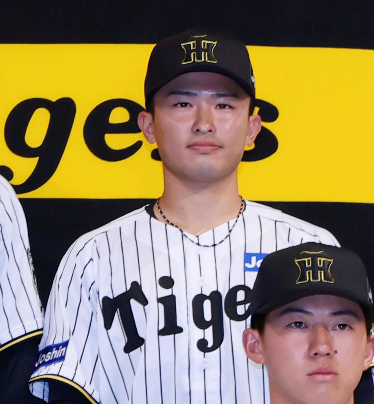 阪神の新人選手入団発表会　山崎（撮影・加藤哉）