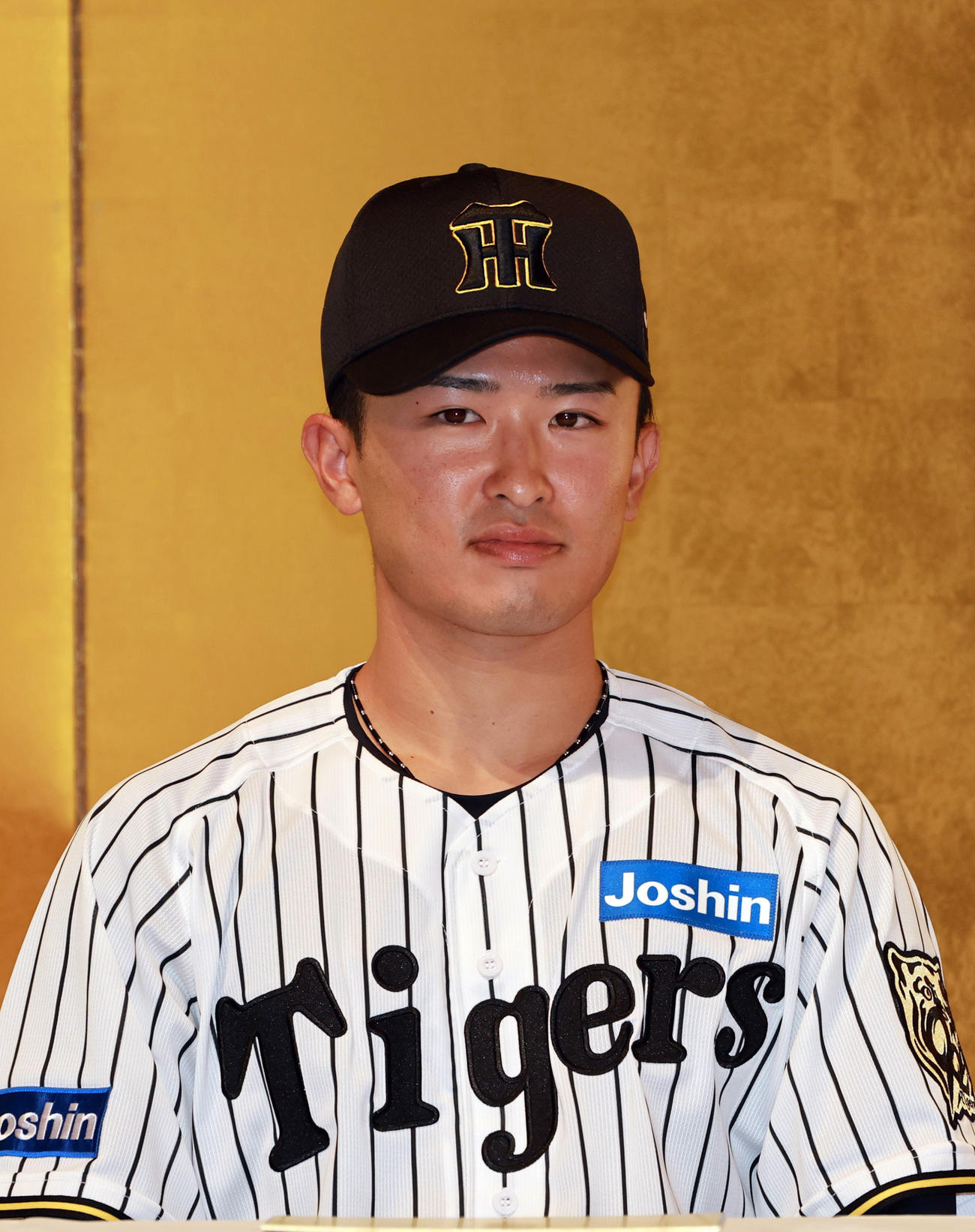 阪神育成2巡目の山崎、顔用（撮影・上田博志）
