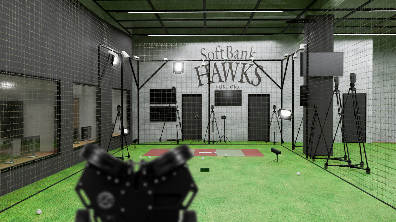 ソフトバンクの本拠地に新設される「R＆Dラボ」のイメージ画像（C）SoftBank HAWKS