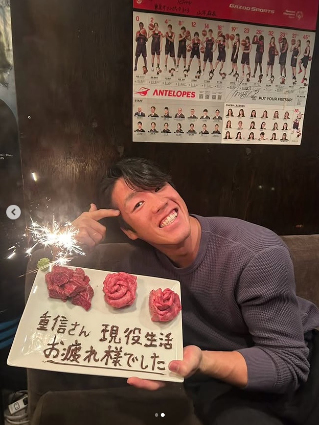 中田翔氏のインスタグラムから