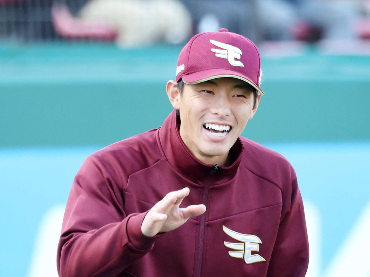 楽天辰己涼介（2025年11月撮影）
