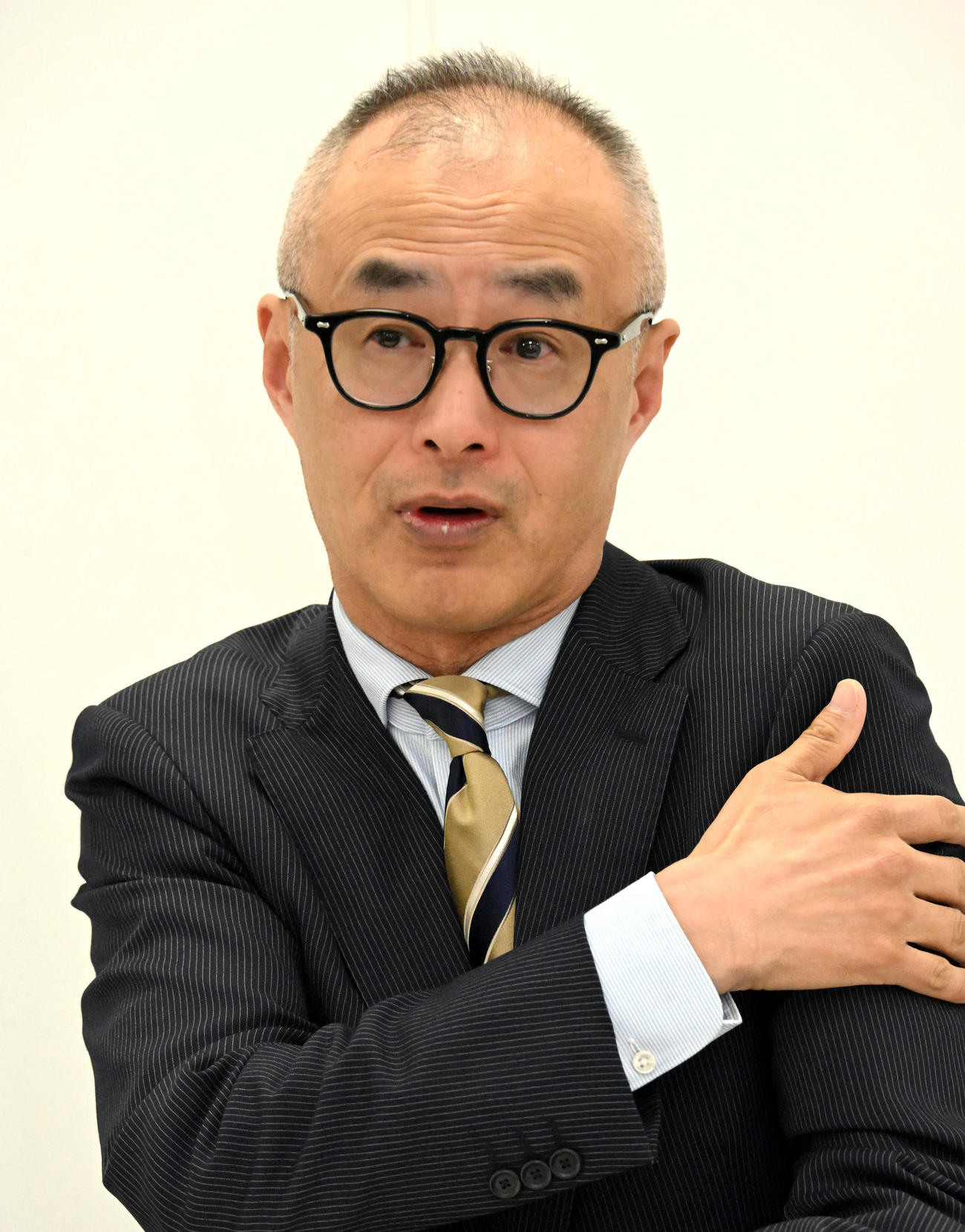 年内で代表取締役社長オーナー代行を退任することになった湊通夫氏（撮影・石井愛子）