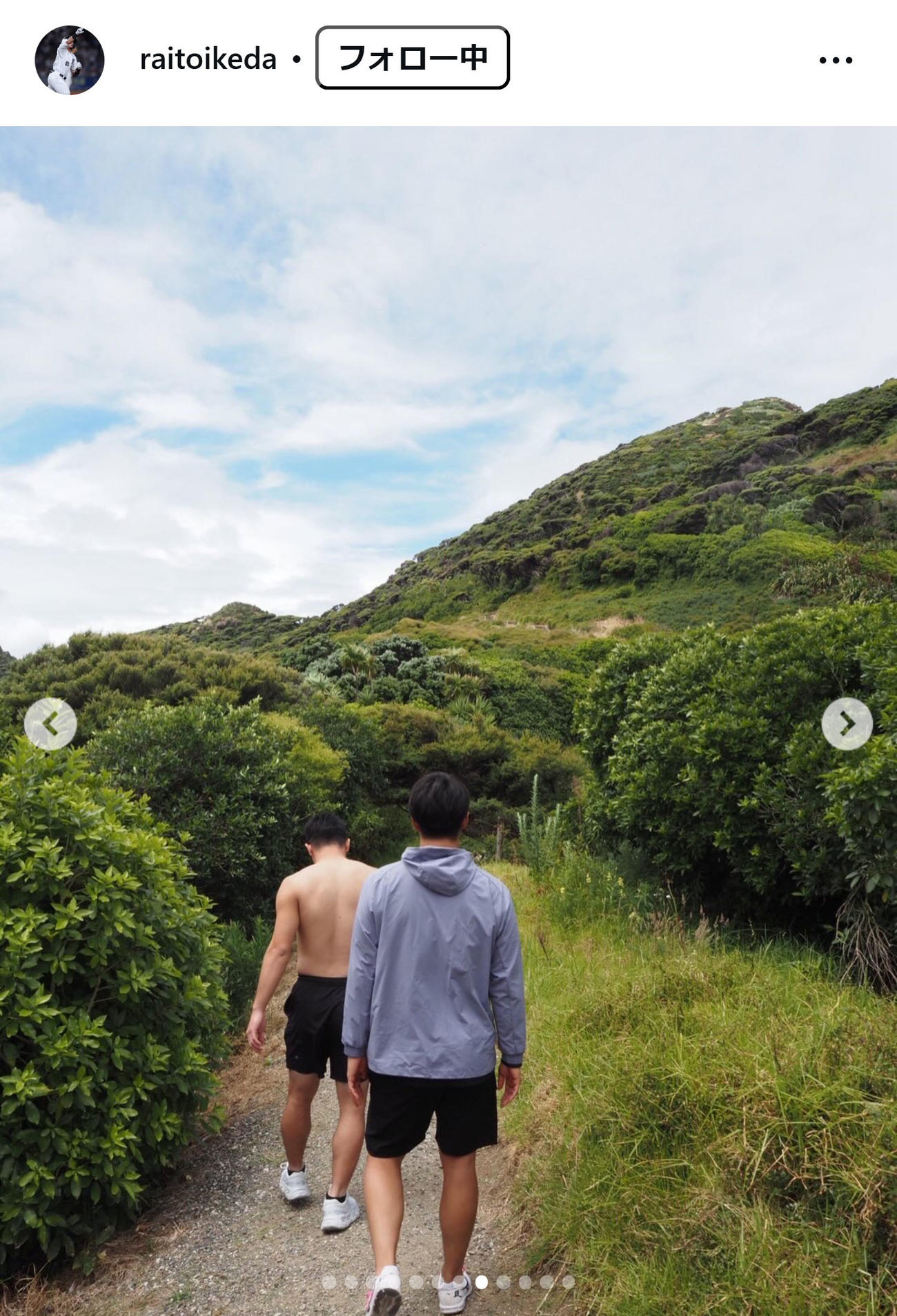 池田来翔のインスタグラムから