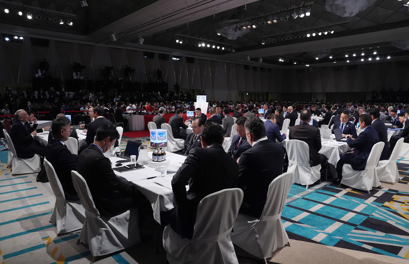 25年ドラフト会場の様子（2025年10月撮影）