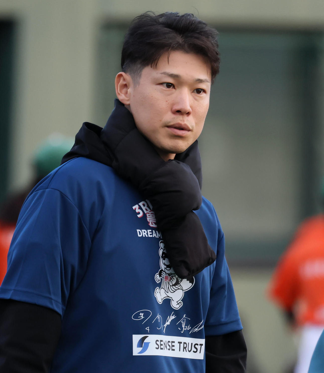 第3回夢道場ドリームフェスタ2025に姿を見せたオリックス森の大阪桐蔭の同級生で親友の福森大翔さん（撮影・加藤哉）