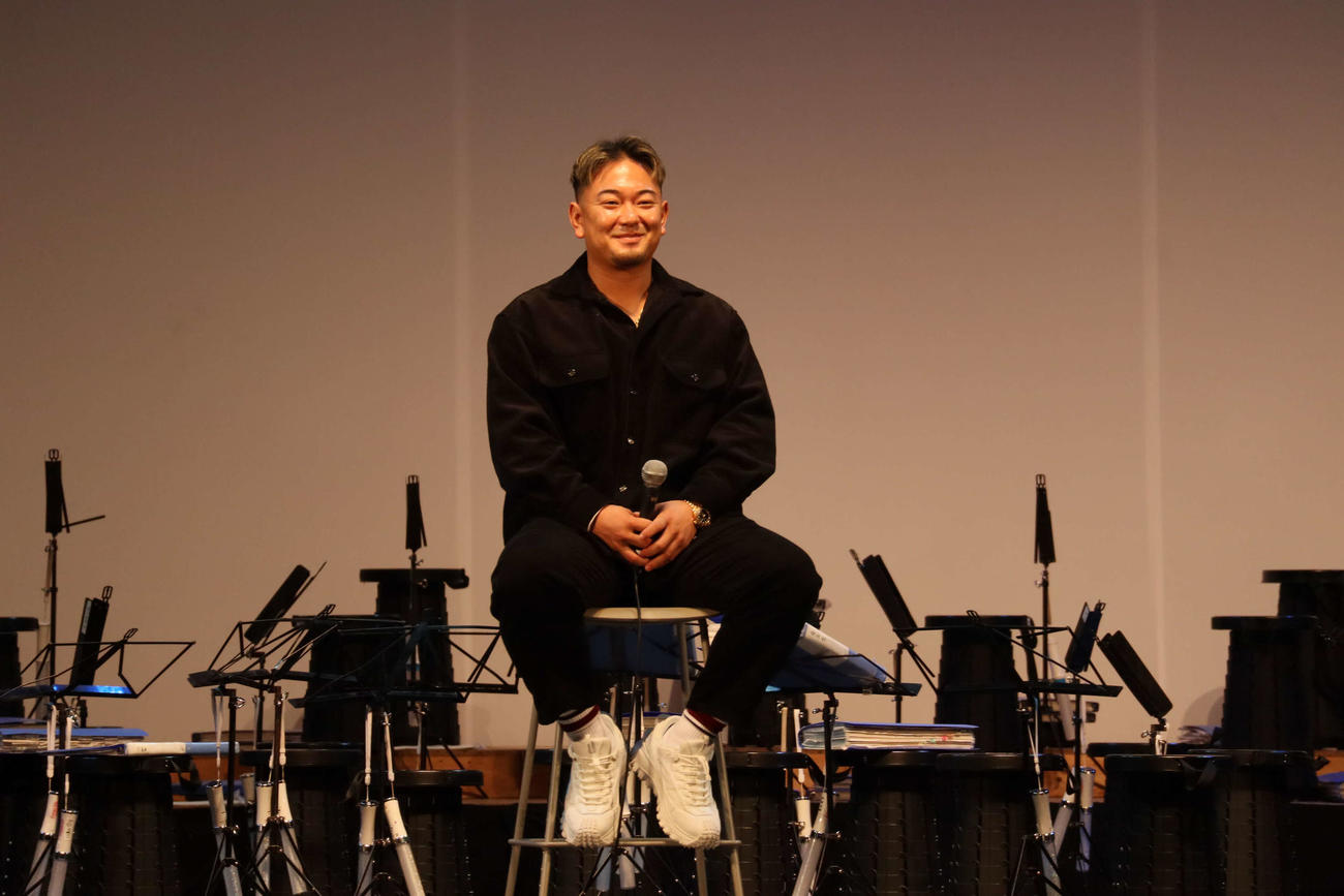 SENSE TRUST DAYに登場したオリックス森友（撮影・村松万里子）