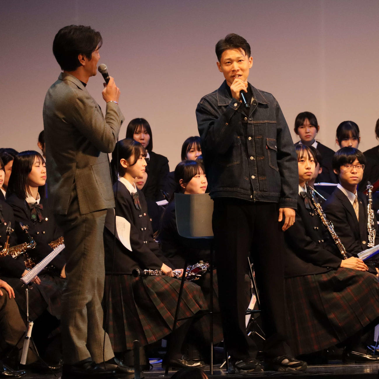 SENSE TRUST DAYに登場した大阪桐蔭野球部OBの福森大翔さん（撮影・村松万里子）