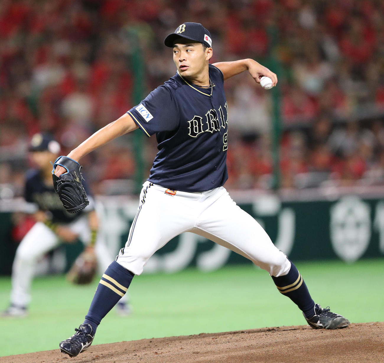 オリックス佐藤一磨（2025年9月21日撮影）