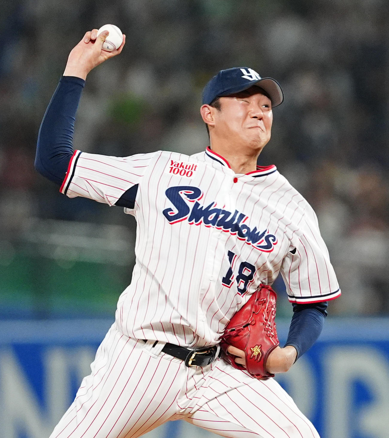 ヤクルト奥川恭伸（2025年8月撮影）