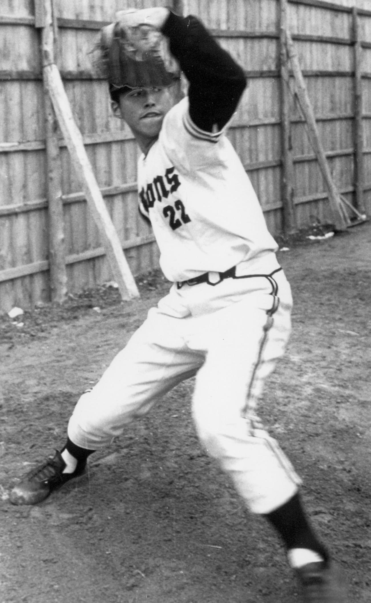 1965年西鉄入団時の尾崎将司さん