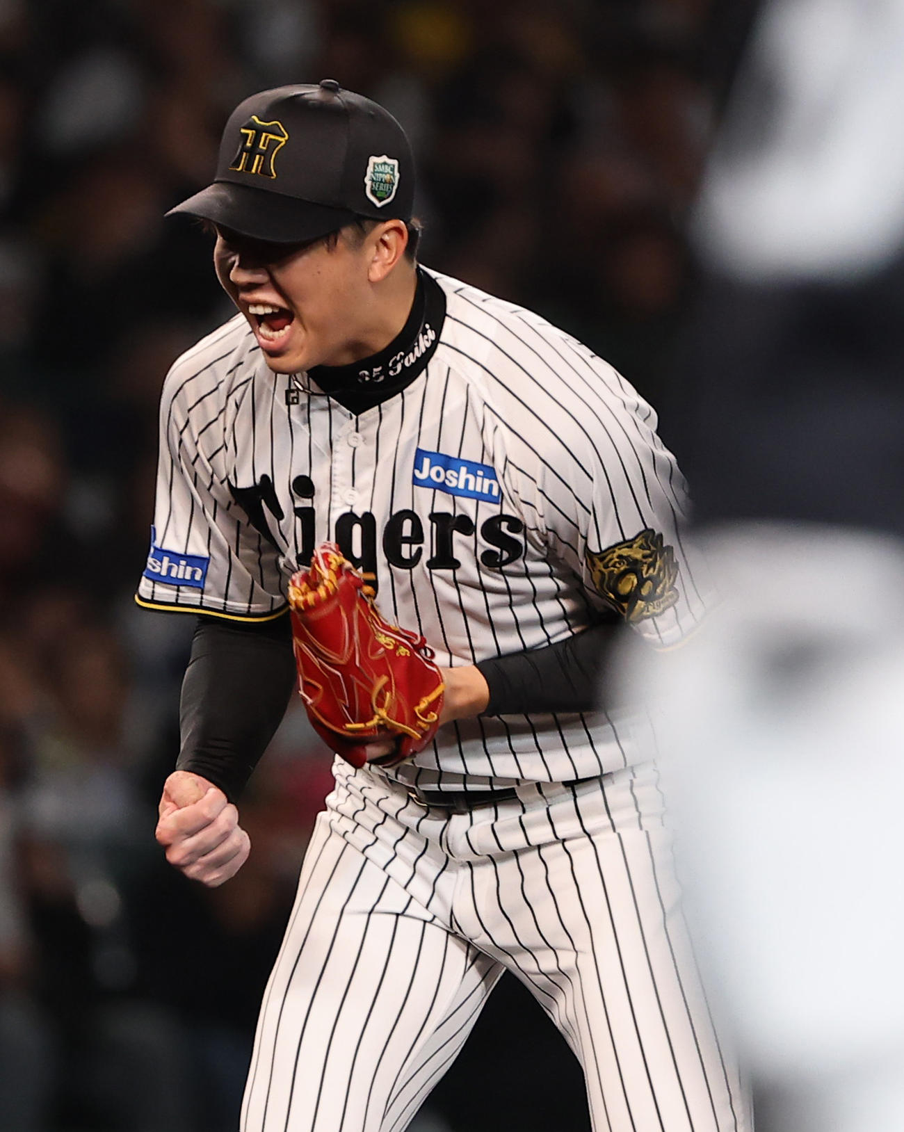阪神才木浩人（2025年10月28日撮影）
