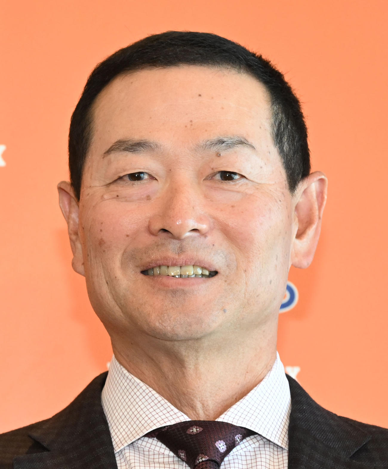 オイシックス新潟アルビレックスBCのCBOに就任し、記者会見する桑田氏（撮影・千葉一成）