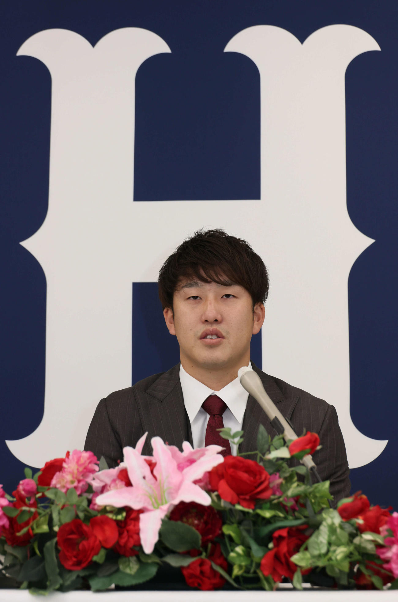 広島小園海斗（2024年撮影）
