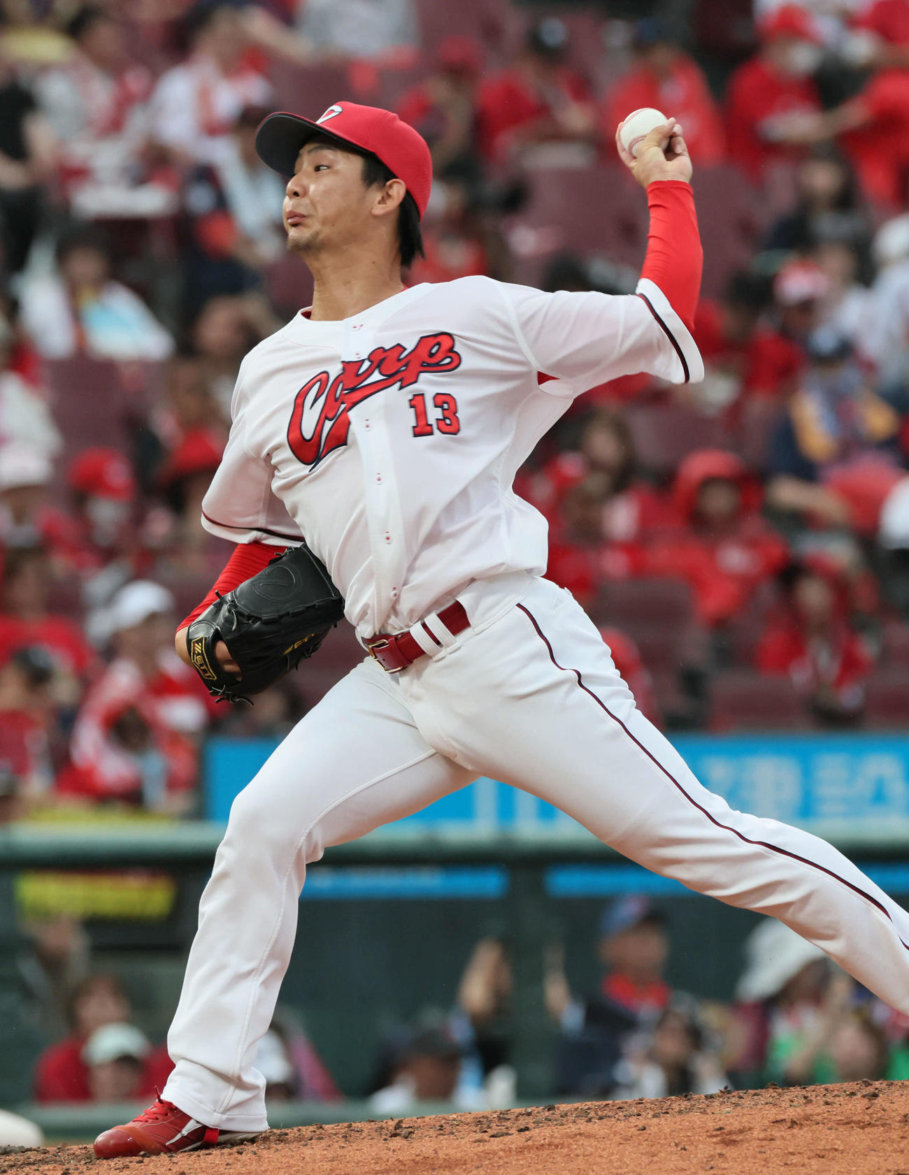 広島森浦大輔（2025年9月15日撮影）